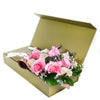 Mother’s Day 12 Stem Pink & White Rose Bouquet with Box – Mother’s Day Gifts – Connecticut delivery