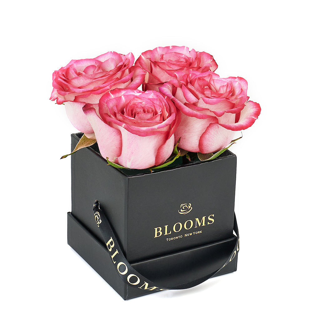 Mother’s Day Demure Pink Rose Gift - Roses Hat Box - Connecticut Delivery