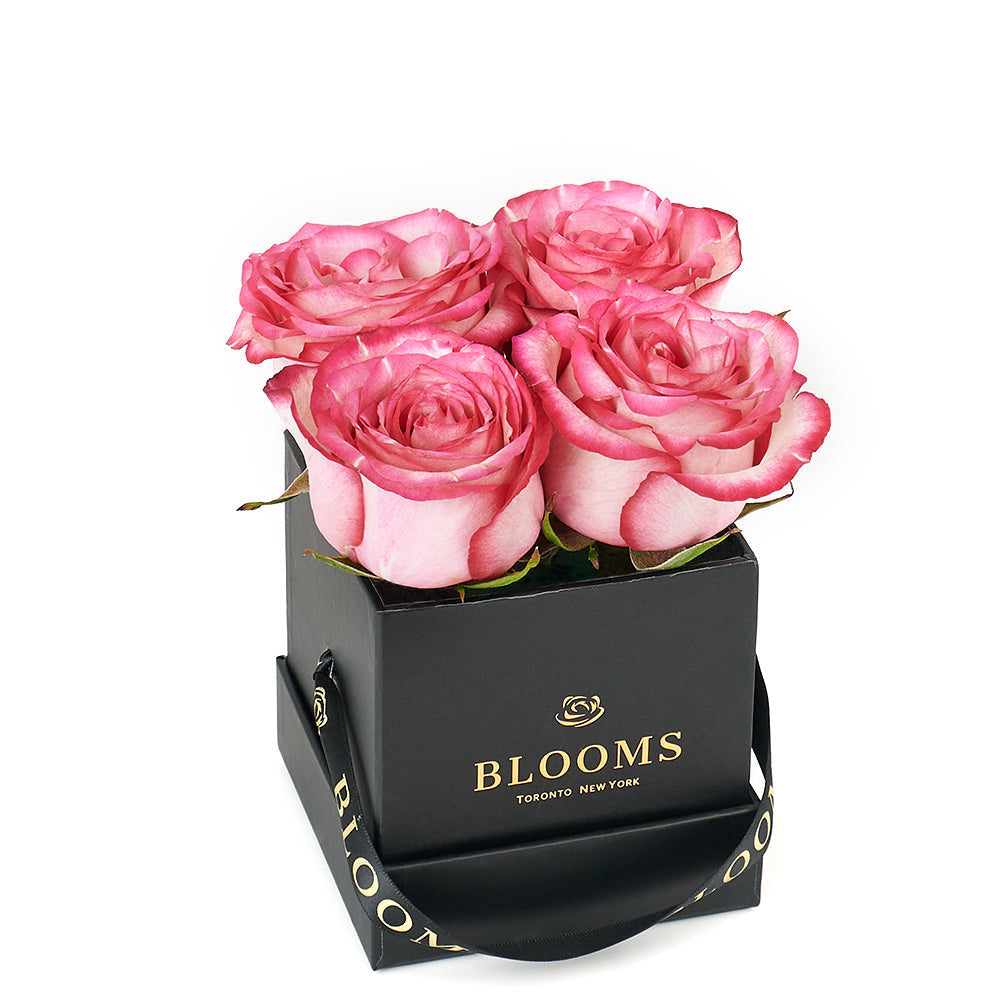Mother’s Day Demure Pink Rose Gift - Roses Hat Box - Connecticut Delivery