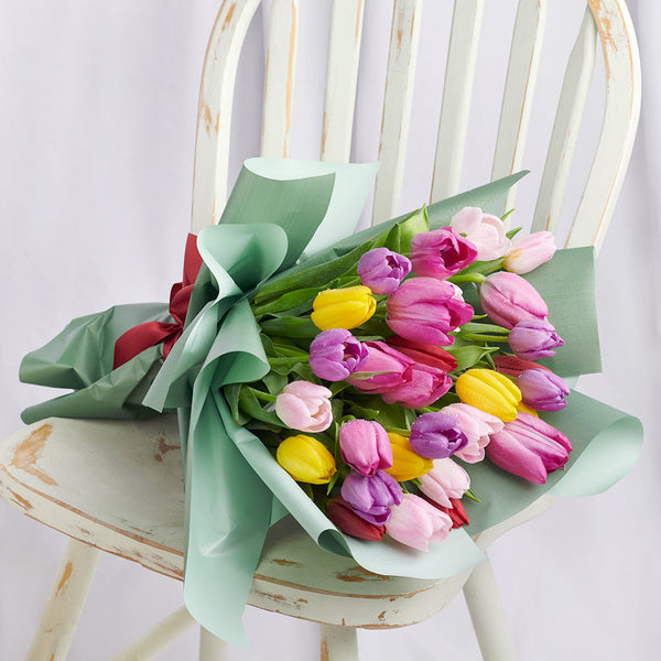 Tulip Gift Spring Radiance Tulip Bouquet Connecticut delivery