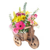 The Best Mother's Day Floral Gift - Wooden Planter Mix Floral Gift Basket - Connecticut Delivery