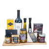 The Tuscany Wine Gift Basket - Wine, Cheese, Crackers Salmon, Gourmet Gift Set - Connecticut Delivery