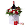 Touch of Canada Gift, wine gift, wine, flower gift, flower, cookie gift, cookie, canada day gift, canada day. Connecticut Delivery