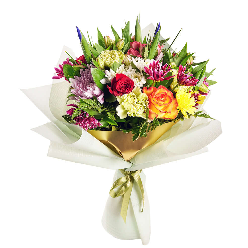 Tropical Shine Mixed Bouquet from Connecticut Blooms - Mixed Flower Gift - Connecticut Delivery.