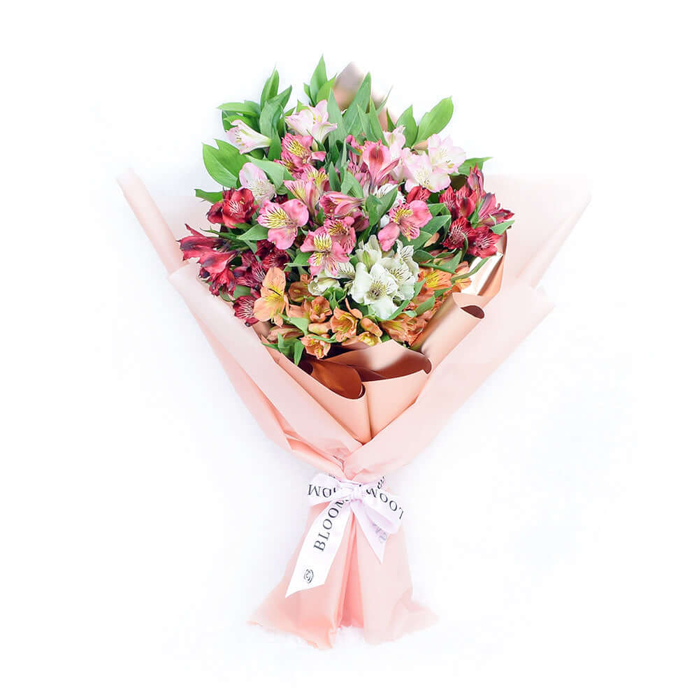 A Wonderful Versailles Dreams Peruvian Lily Bouquet, Connecticut Delivery